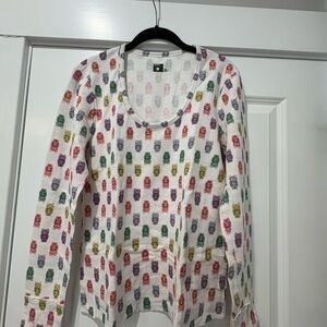 BDG Rainbow Gummy Bear Print Top